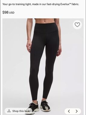 Black Wunder Train lululemon athletica leggings